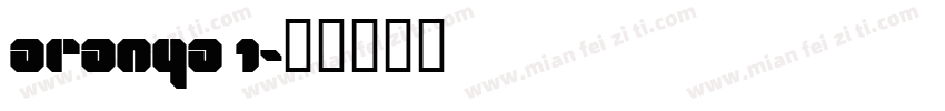 Aranya 1字体转换